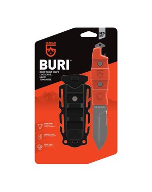 Gear Aid Buri Drop Point Knife - Orange