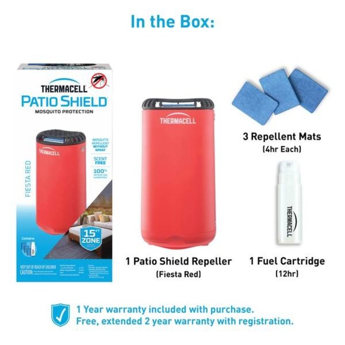 ThermaCELL ThermaCELL Patio Shield Mosquito Repeller - Red
