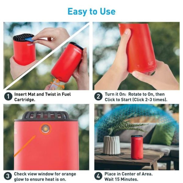 ThermaCELL ThermaCELL Patio Shield Mosquito Repeller - Red