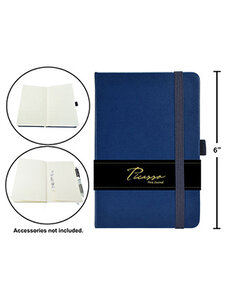 Picasso Picasso 4.5"x6.5" 80-sheet Ruled Fine Journal - Navy