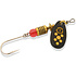 Mepps Black Fury In-Line Spinner #1 (Black/Yellow Dots)  1/8oz