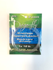Dragonfly 3x  8lb  Dragonfly Tapered Leaders  9ft  2pk