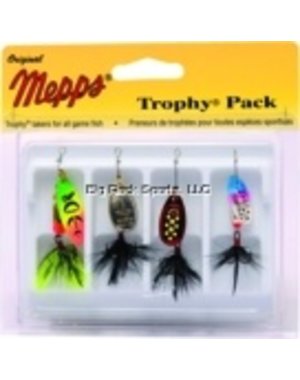 Mepps Mepps 4-Pack Assorted Trouter Kit Dressed Siwash Hook