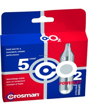 Crosman Crosman Powerlet CO2 12g Cartridges   5pk