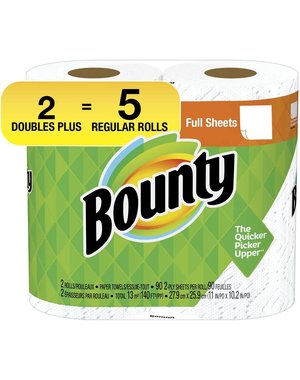Bounty Plus Bounty Plus 2-Ply Paper Towels