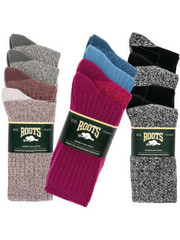  Roots Women's Cozy Socks  Size 4-10  6pk