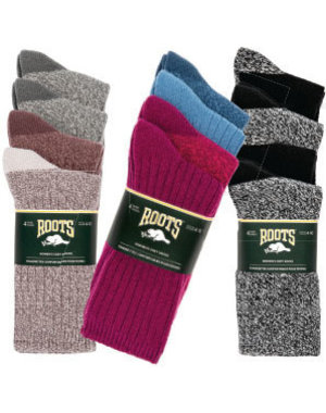  Roots Women's Cozy Socks  Size 4-10  6pk