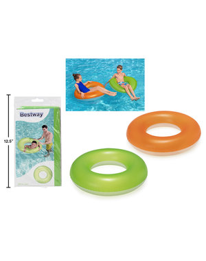 Bestway Frosted Neon Swim Ring  91cm/36"