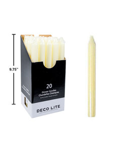 Deco Lite 9'' Deco Lite Dinner Candle - Ivory