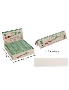 MojiMellow King Size Unbleached Rolling Paper  32pk