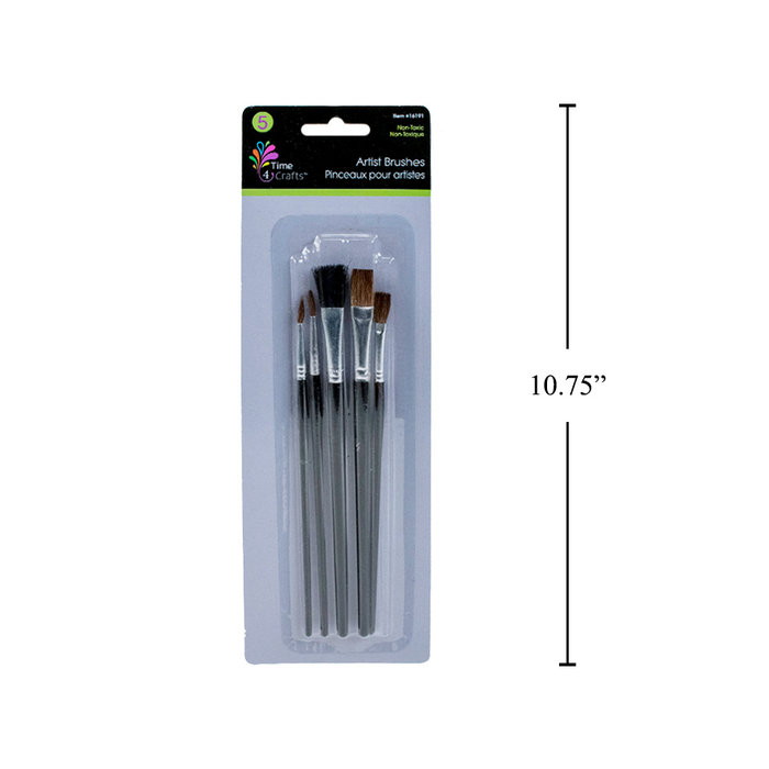 Time 4 Crafts Artist Brushes  5pk
