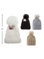 Nordic Trail Nordic Trail Ladies Knitted Tuque w/ PomPom