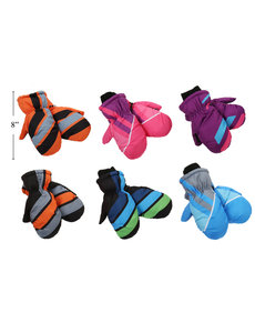 Nordic Trail Kid's Ski Mittens with Prints - One Size