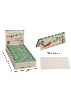 MojiMellow MojiMellow Unbleached Rolling Paper  50pk