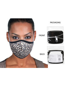 Bodico Snug Fit Washable Adult Face Mask - Leopard