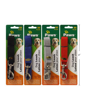 Paws Dog Leash  3/4"x60"