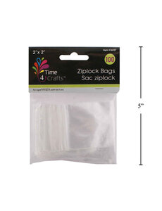 Time 4 Crafts Ziplock Bag - 2"x2"   100pk