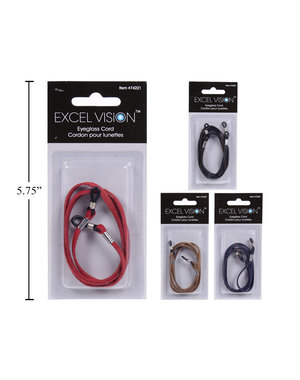 Excel Vision Eyeglass Cord - Coloured