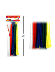 Kids Kraft Chenilles  Assorted Colours  30.5cm/12''   40pk