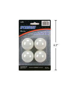 Sportsline Table Tennis Balls  4pk