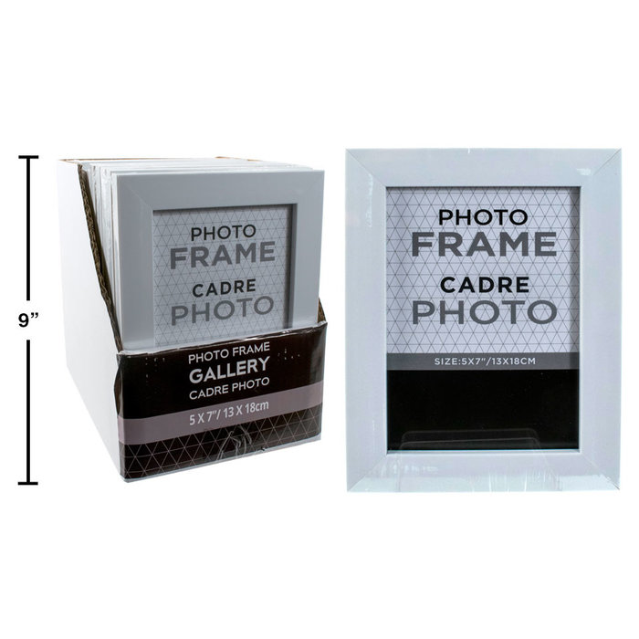 CTG Brands White Gallery Photo Frame   13cm/5''x18cm/7''