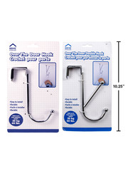 Home Essentials Over The Door Hook  Chrome  20kg/40lb
