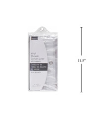 Bodico Vinyl Shower Curtain  70"x72" - Clear