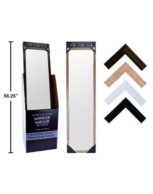 CTG Brands Over the Door Mirror  30cm/12''x122cm/48''