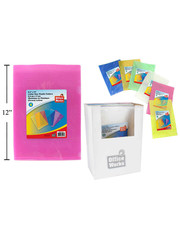 CTG Brands Transparent Plastic Folders  8.5"x11"  4pk