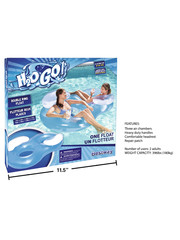 H2O Go Double Ring Float  - 74"x46"