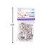 Bodico Metal Shower Curtain Rings  12pk