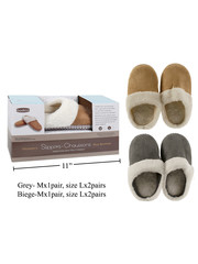 Bodico Bodico Ladies Plush Slipper  Size M/L