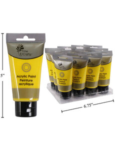 Time 4 Crafts Yellow Acrylic Paint 75ml