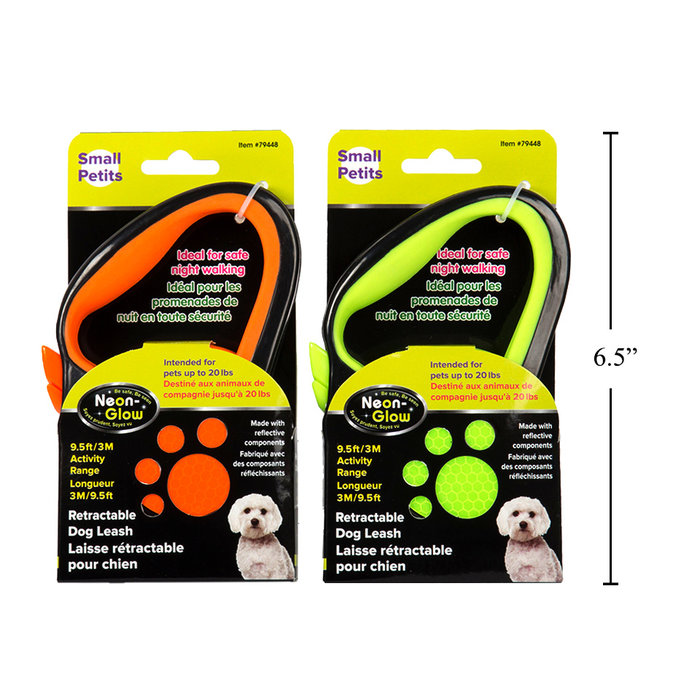 Paws Retractable Dog Leash - Small Dogs
