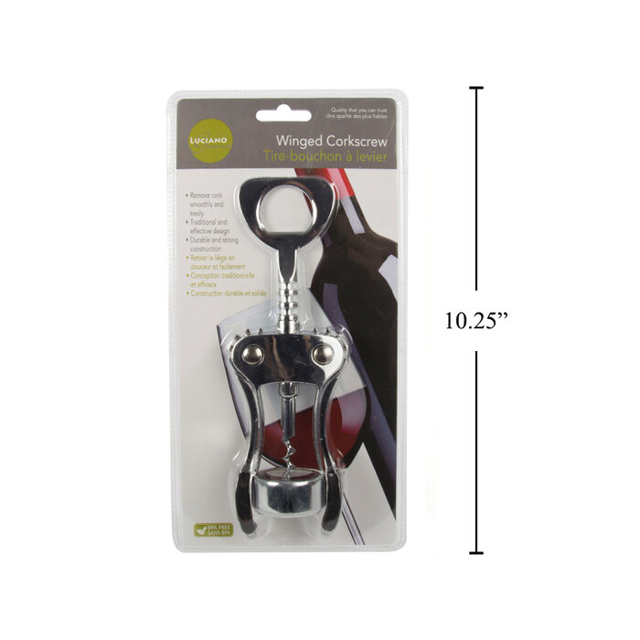 Luciano Gourmet Winged Corkscrew
