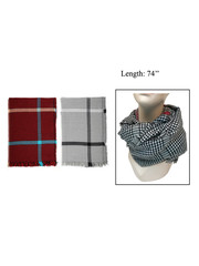 Nordic Trail Ladies Plaid Scarf