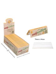 MojiMellow MojiMellow Rolling Paper Vanilla Flavour  50pk