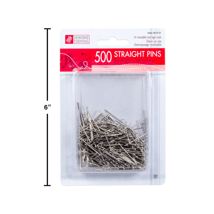 Sewing Essentials Straight Pins - 500 pc