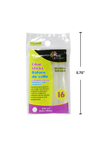 Time 4 Crafts Mini Glue Sticks   8mm/ 5/16''x10cm/4''   16pk