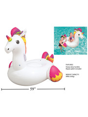 Bestway Inflatable Ride-On Unicorn  45kg/99lbs
