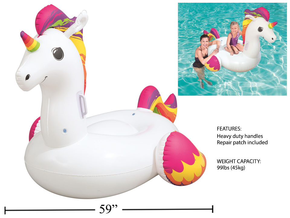 Bestway Inflatable Ride On Unicorn 45kg 99lbs