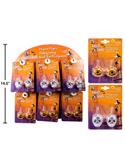 Ghostly Ghouls Halloween LED Flashing Earrings