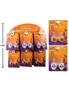 Ghostly Ghouls Halloween LED Flashing Earrings