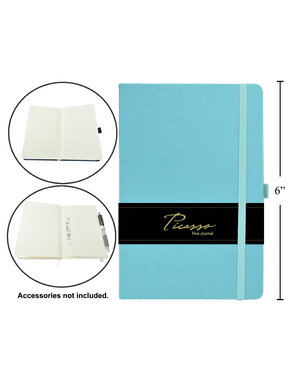 CTG Brands Picasso 4.5"x6.5" 80-sheet Ruled Fine Journal - Blue