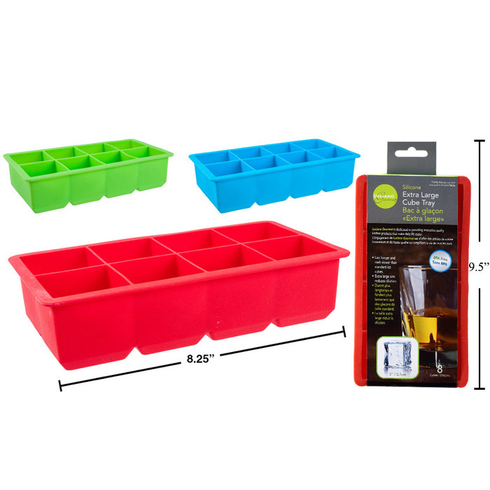 Luciano Gourmet Silicone Extra Large Ice Cube Tray