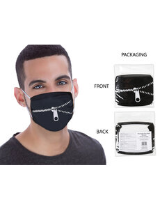Bodico Comfort Fit Washable Adult Face Mask - Zipper