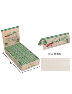 MojiMellow MojiMellow Unbleached Rolling Paper   50pk