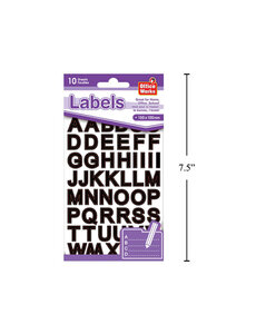 CTG Brands 10 Sheets Alphabet Labels,