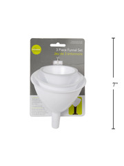 Luciano Gourmet 3 Piece Funnel Set