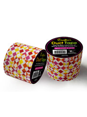Time 4 Crafts Crafter's Duct Tape 48mm x 4.5m -  Geo-Red/Orange